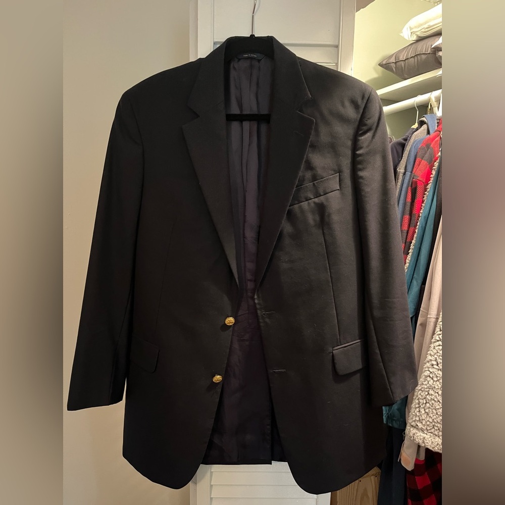 Brooks Brothers Loro Piana navy blazer
